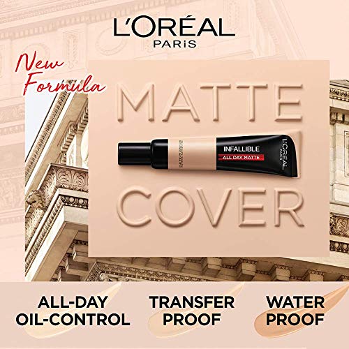 L'Oreal Paris Infallible 24H Matte Cover Liquid Foundation, 257 True Sun, 35 ml