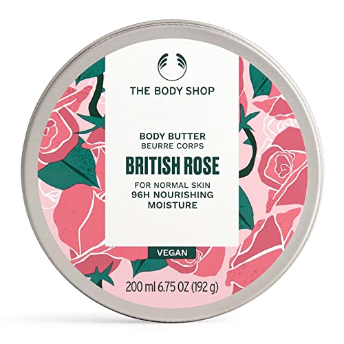 The Body Shop British Rose Instant Glow Body Butter, 200ml