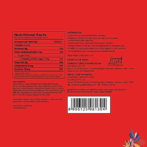 4700BC Gourmet Seasoning, Barbeque, Pouch, 75g (Pack of 15), Red