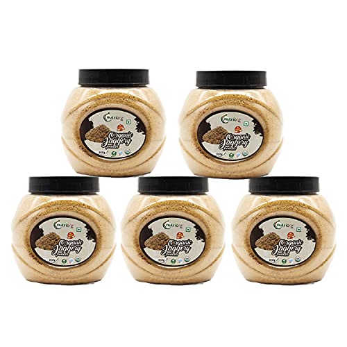Nutriorg Certified Organic Jaggery Powder 3500g ( Pack of 5*700) | Organically Grown | No Preservatives Added
