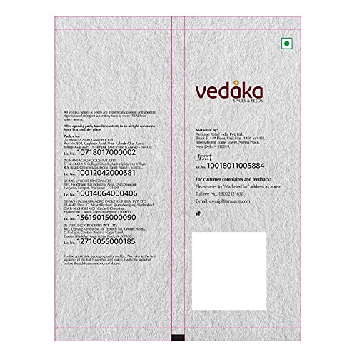 Vedaka Whole Cardamom (Elaichi), 100g