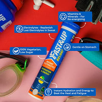 Fast&Up Reload Instant Energy and Hydration Sports Drink - 4 tubes with 20 tablets each - Lime&Lemon Flavour