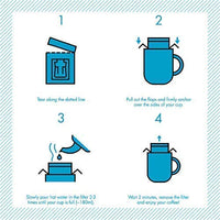 Blue Tokai Easy Pour Coffee Brew Bags | Nachammai Estate | Fruity & Zesty | Light Roast | Pack of 10 | 100% Arabica Specialty Coffee | Just pour hot water