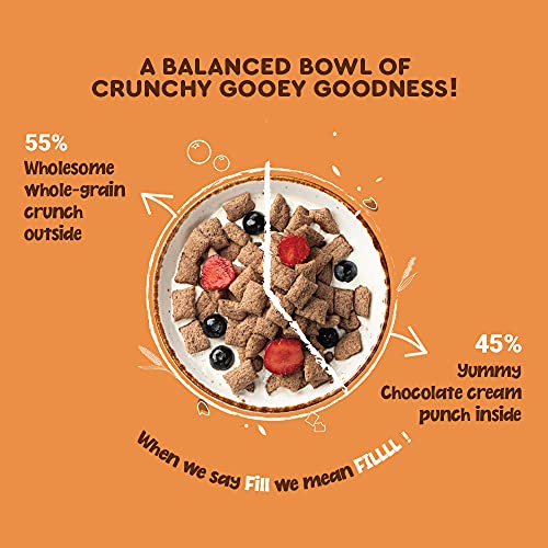 Nourish You Choco Fills | Gooey Chocolaty |Goodness of Quinoa and Ragi (4 Millets Grains) | 0% Maida | Gluten Free | Anytime Snack | 250g