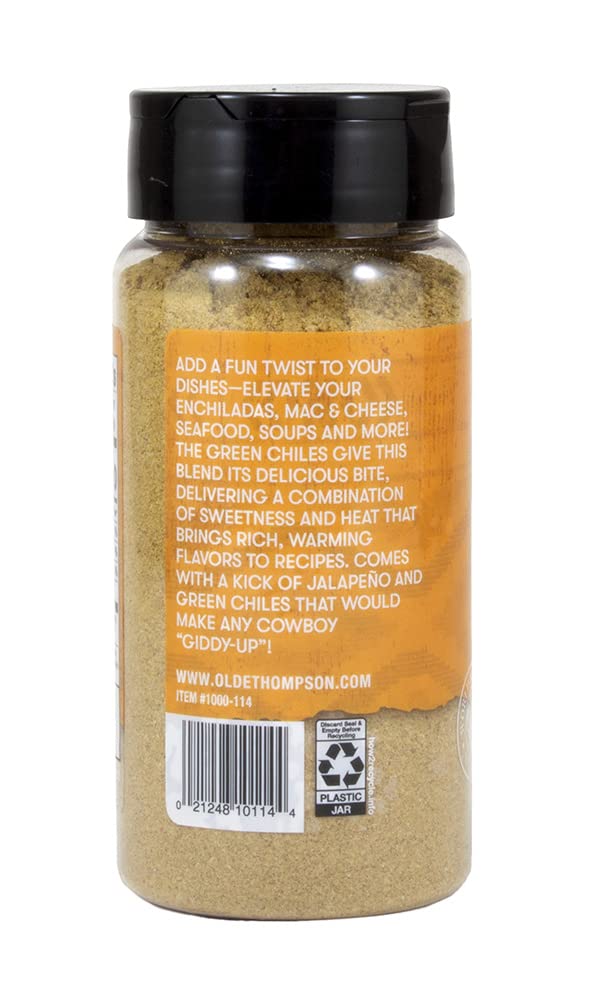 Olde Thompson Giddy-Up Green Chile, Sweet and Spicy Spice Blend, 6.6 oz