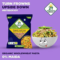 24 Mantra Organic Wholewheat Fusili Pasta, 0% Maida, 100% Wholewheat, 500g