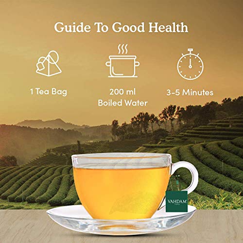 VAHDAM, Sweet Himalayan Detox Tea (15 Tea Bags) | SUPERFOODS Blend - Detox Tea | 100% Natural Detox Tea | Easy Brewing and Tastes Delicious