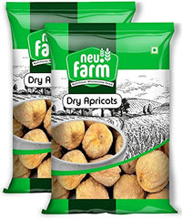 Neu.Farm - Dry Apricots - Khumani - Jardalu - Pack of 2 - Dried Apricots (2x200g)