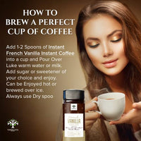Vanalaya French Vanilla Instant Coffee With Rich Aroma & Taste Zero Sugar & Low Calorie 50gm