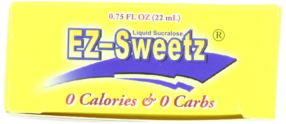EZ-Sweetz Liquid Sweetener, 0.75-Ounce Bottles (Pack of 6)