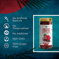 Vanalaya Hibiscus Tea For Glowing Skin, Weight loss Made with 100% Natural Hibiscus Petals 50g