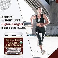 True Herbs USA Imported Organic Chia Seeds (300 GM) WITH USDA Certification