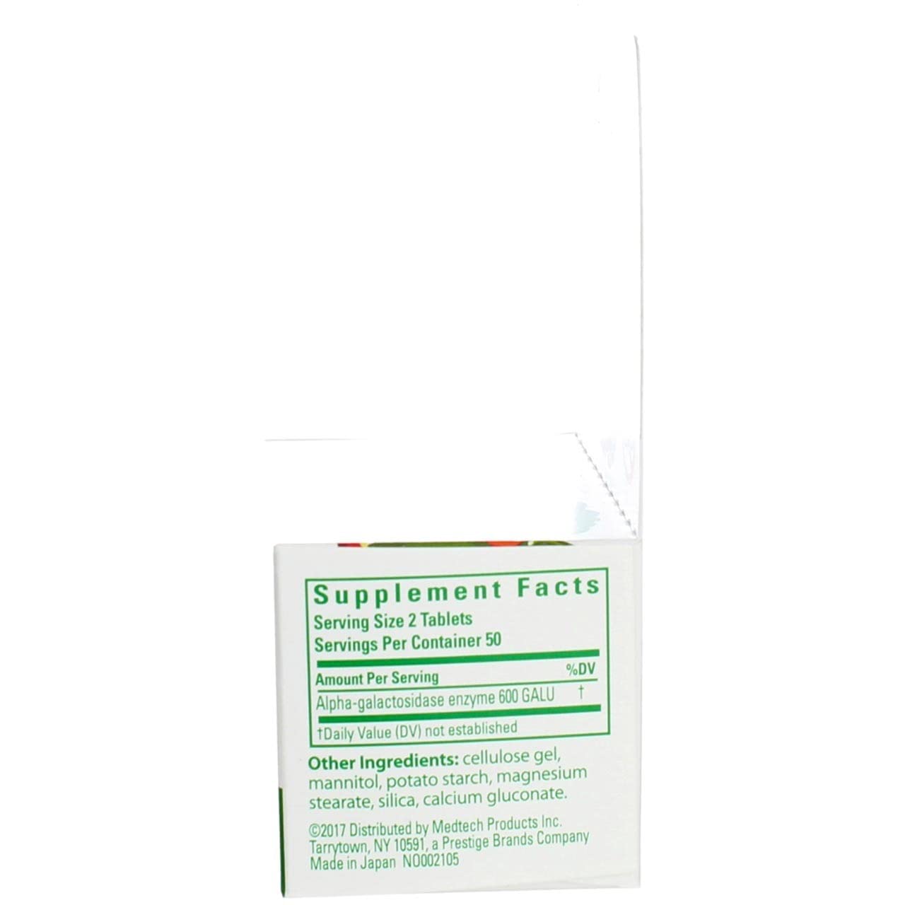 Beano Extra Strength, Gas Prevention & Digestive Enzyme Supplement, 100 Count