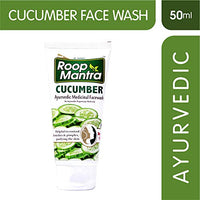 Roop Mantra Cucumber Face Wash for Glowing Skin, Acne and Pimples, 50ml (Pack of 6)