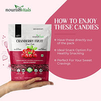 NourishVitals Cranberry Dehydrated Dried Fruit, 200 g (NUVITAL21)