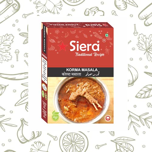 Siera Korma Masala | Spice Mix | Masala Mix | Pack of 4 (50 Gm Each)