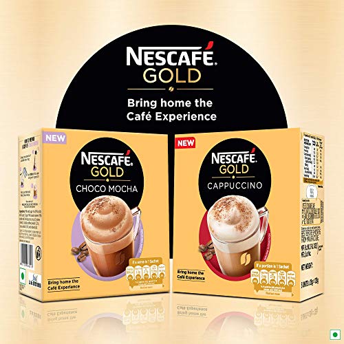 NESCAFE Gold Choco Mocha Instant Coffee Premix, 125g (5 Sachets, 25g each)