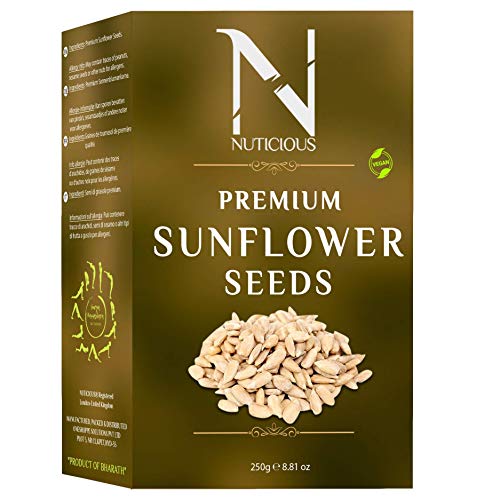 NUTICIOUS Sunflower Seeds -250 G
