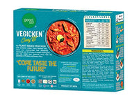 GoodDot Vegicken Curry Kit- Cruelty Free Vegan Mock Meat | Vegetarian & Vegan Friendly | Plant Based High Protein | with High Dietary Fiber and Zero Cholesterol | Come Taste The Future - (370 g)