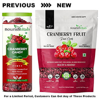 NourishVitals Cranberry Dehydrated Dried Fruit, 200 g (NUVITAL21)
