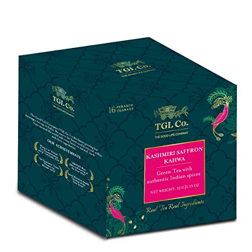 TGL Kashmiri Kahwa Green Tea, 16 Tea Bags