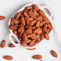 Nutty Gritties Barbeque Almonds (BBQ) - Healthy Party Snack, Dry Roasted, Non Fried, Zero Oil, Crunchy, Tasty - (Pack of 1), 200g