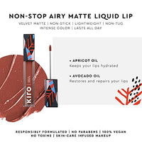 Kiro Non-Stop Airy Matte Liquid Lip - Lipstick, Berry Eclipse, 5 ml