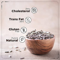 Happilo Premium Roasted & Salted Sunflower Seeds, 250g | Dry Roasted Sunflower Seeds for Eating | Healthy Diet Snacks | High in Fibre & Protein | Oil-Free | Rich in Superfood & Antioxidant