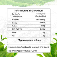NutroVally green tea for weight loss & Build Immunity | premium tea leaf bags with active ingredients green tea ( green tea box ) - 25 Tea Bags