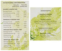 The Hillcart Tales Evergreen Melange Assorted Green Tea, (14 Teabags)