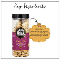 Wonderland Foods - Roasted & Flavoured Chaat Masala Makhana (Foxnut) 100g Jar