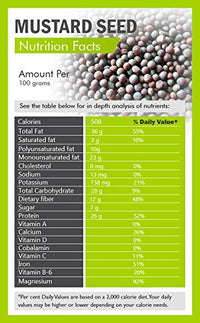 Exotica Fresh / Natural Mustard Seeds Big | Kalli Sarso | Whole Rai | Whole Mustard Black | Indian Spice (400 Grams)