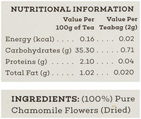 The Hillcart Tales Celestial Chamomile Rich Infusion Herbal Tea, (14 Teabags)