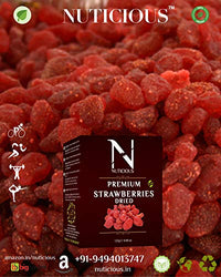 Nuticious Strawberries -125 GM (Pack of 3)…Dryfruits & Berries,Diwali Gifts ,Diwali Offer ,Nuts