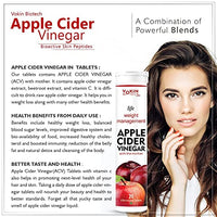 Vokin Biotech World's  First Apple Cider Vinegar -20 Effervescent Tablets Vitamin C for Detox & Weight Management with Green Apple Flavor (Pack of 1)