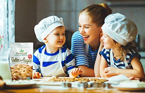 SweetLeaf Better Than Sugar Organic Stevia Granular Sweetener - Blend for Baking, Stevia Powder, Zero Calorie Sweetener, Sugar Free, Non-GMO, Gluten-Free, Keto, Granular Sugar Substitute - 14 Oz