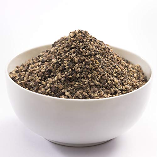 Seeds and Hands Tellicherry Black Pepper Powder Coarse Ground [100% Pure and Natural] Pack of 2 x 75g (150g)