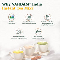 VAHDAM, INSTANT Tea Premix - Ginger (200g) | Real Ingredients - Black Tea & Ginger with Whole Milk Powder | Only 35 Calories Per Serving | 25 Servings