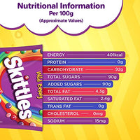 Skittles Wildberry Bite-Size Fruit Flavoured Candy, 196 g Pack