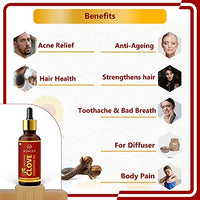 Newish® Pure & Natural Clove Oil for Teeth Pain, Skin & Hair 30ml