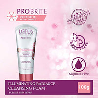 Lotus Herbals Probrite Illuminating Radiance Cleansing Foam, 100 g