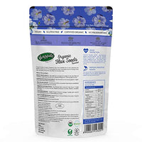 Happilo Premium Organic Authentic Flax seeds Roasted 250g | USDA Certified Organic Seeds | Wholesome & Natural Seeds | Rich Source of Zinc