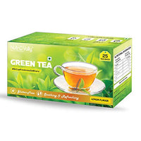 NutroVally green tea for weight loss & Build Immunity | premium tea leaf bags with active ingredients green tea ( green tea box ) - 25 Tea Bags