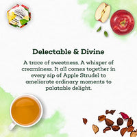 The Hillcart Tales Apple Strudel Dessert Tisane Herbal Tea, (14 Teabags)