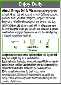 Herbalife Afresh Energy Drink Mix Elaichi Flavor 50 GM