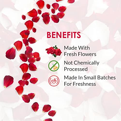 Vanalaya Rose Tea For Glowing Skin, Weight loss Made with 100% Natural Rose Petals 30g