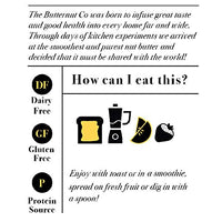 The Butternut Co. No stir Peanut Butter Classic (With Jaggery) Crunchy, 340 gm (No Added Sugar, Vegan, High Protein, Keto)
