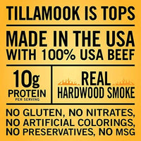 Tillamook Country Smoker Real Hardwood Smoked Beef Jerky, Old Fashioned, 2.5 Ounce