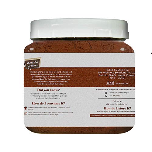 Kitchiez Cocoa Powder, 200g [Unsweetened, Premium Ghana Cocoa] (Dark Cocoa)