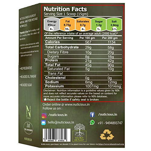 NUTICIOUS Salted Pista(Pistachio/Jumbo Pista) -250 G Dry Fruits